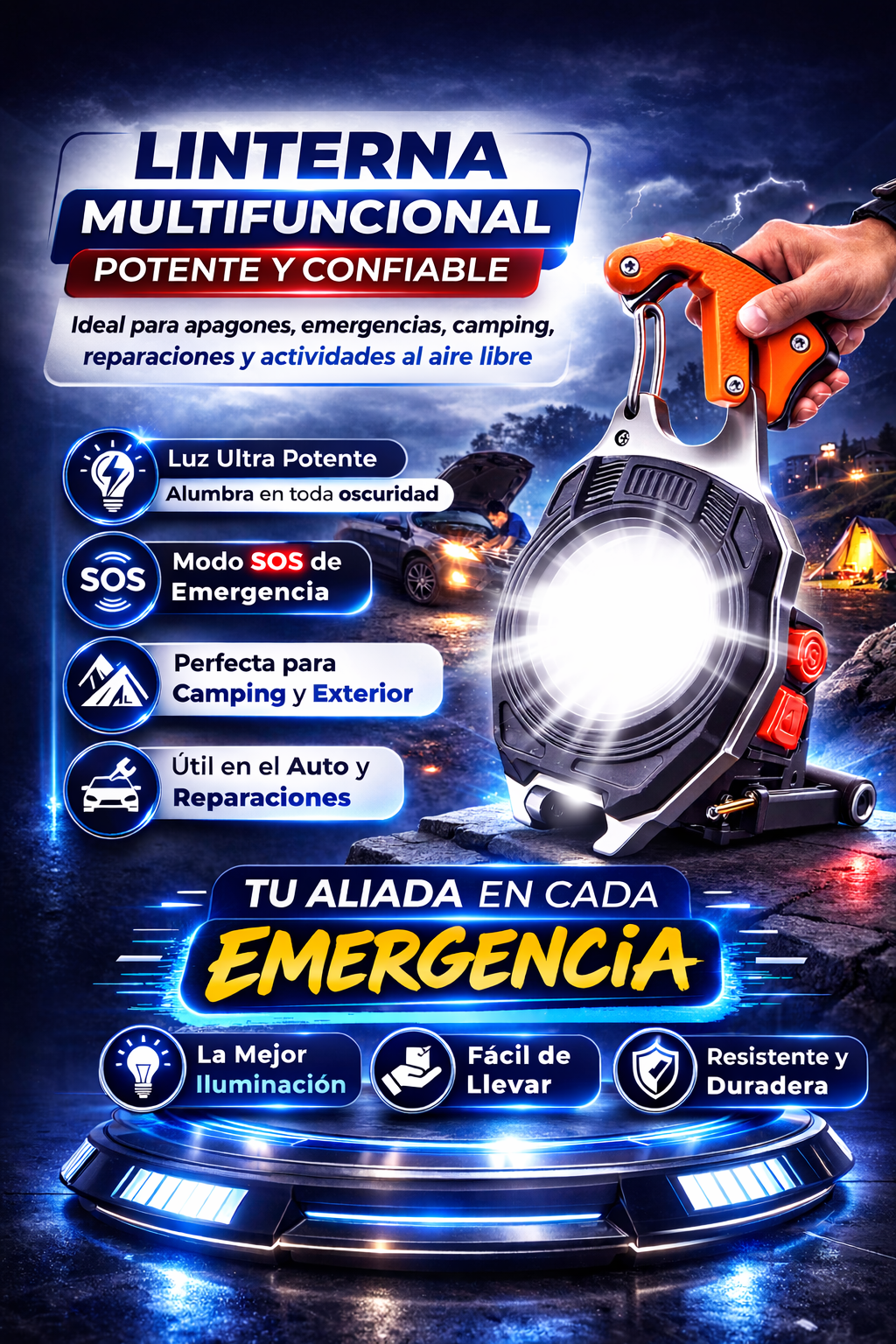 Linterna Multifuncional